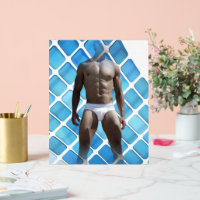 SlipperyJoe muskulöser Mann sechs Packungen abs mä