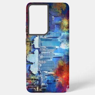 SlipperyJoe NYC Graffiti Mond umgeben von wirbelnd Samsung Galaxy Hülle