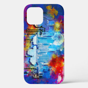 SlipperyJoe NYC Graffiti-Moon umringt wirbelnd Case-Mate iPhone Hülle
