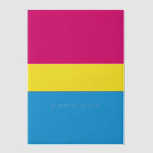 SlipperyJoe pansexual Stolz Fahne rosa Bernstein