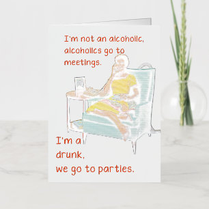 SlipperyJoe sozialisiert Trinken Party Vintag