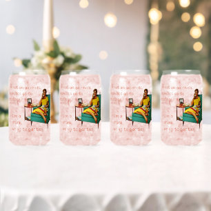 SlipperyJoe sozialisiert Trinken Party Vintag Dosenglas