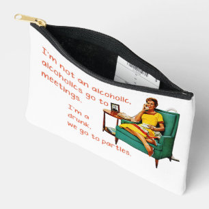 SlipperyJoe sozialisiert Trinken Party Vintag Zubehörtasche