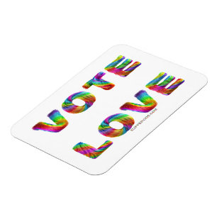 SlipperyJoe Stimme Liebe Gleichheit regenbogenfarb Magnet