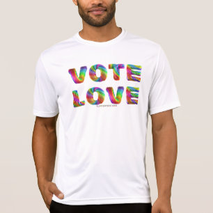 SlipperyJoe Stimme Liebe Gleichheit regenbogenfarb T-Shirt