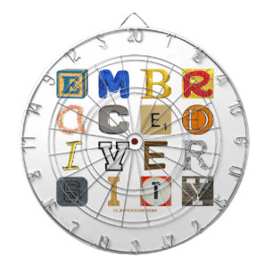 SlipperyJoe umarmen Diversity-Metapher LGBTQIA glo Dartscheibe