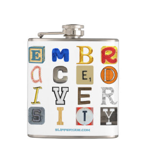 SlipperyJoe umarmen Diversity-Metapher LGBTQIA glo Flachmann