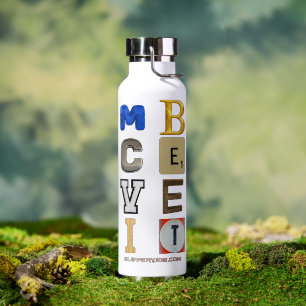 SlipperyJoe umarmen Diversity-Metapher LGBTQIA glo Trinkflasche