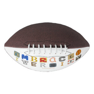 SlipperyJoe umarmt Vielfalt Metapher LGBTQIA glo Football