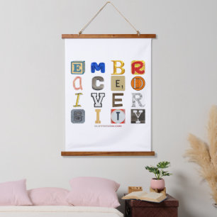 SlipperyJoe umarmt Vielfalt Metapher LGBTQIA Glo Wandteppich Mit Holzrahmen