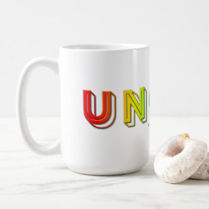 SlipperyJoe ungeschnitten lebendig lebhaft neon Re Kaffeetasse