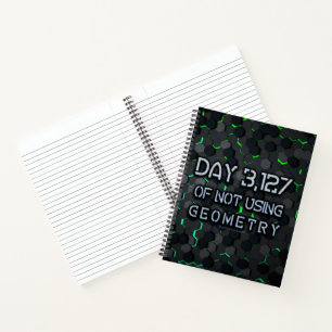 SlipperyJoe verwendet kein geometrisch vernetzende Notizbuch