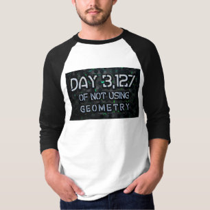 SlipperyJoe verwendet kein geometrisch vernetzende T-Shirt