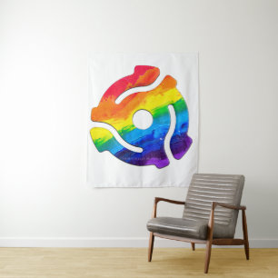 SlipperyJoe's 45-RPM-Plattenadapterschaltung Wandteppich