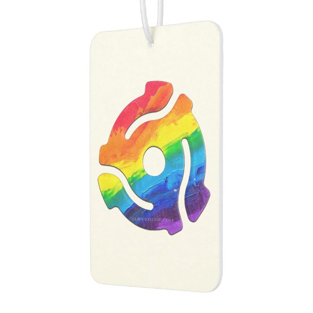 SlipperyJoe's 45-RPM-Plattenadaptervibran Autolufterfrischer (Links)