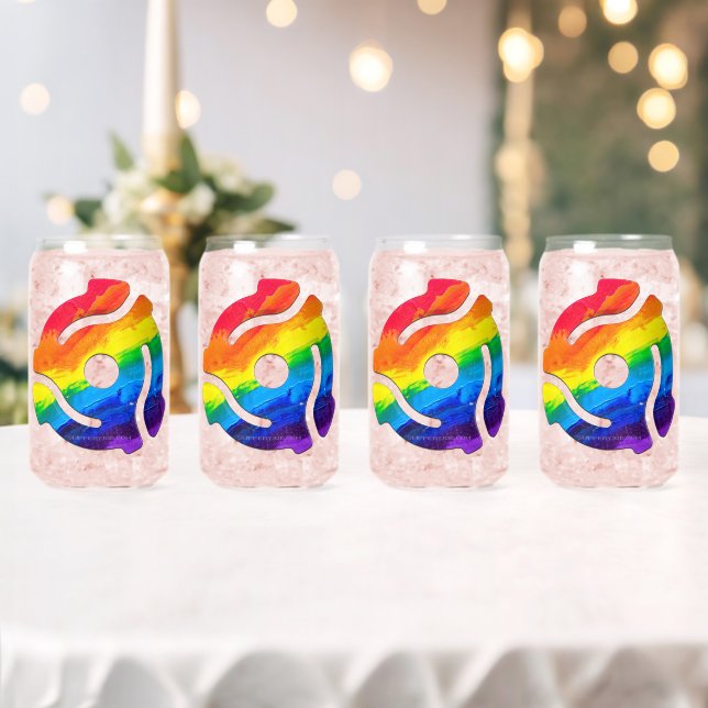 SlipperyJoe's 45-RPM-Plattenadaptervibran Dosenglas (Insitu (Hochzeit))