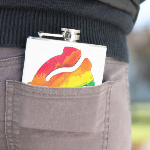 SlipperyJoe's 45-RPM-Plattenadaptervibran Flachmann