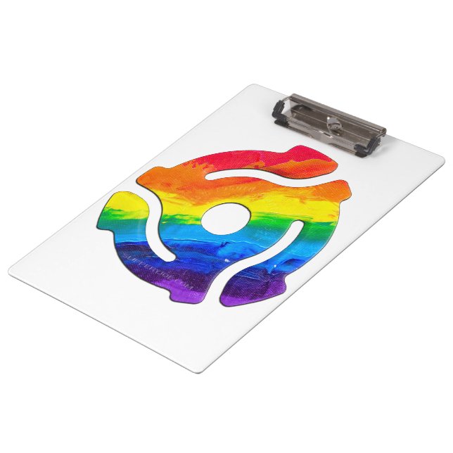 SlipperyJoe's 45-RPM-Plattenadaptervibran Klemmbrett (Schrägansicht)