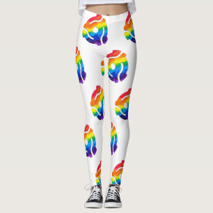 SlipperyJoe's 45-RPM-Plattenadaptervibran Leggings