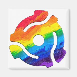 SlipperyJoe's 45-RPM-Plattenadaptervibran Magnet