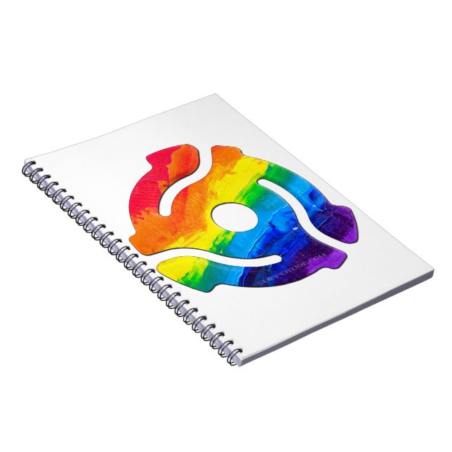 SlipperyJoe's 45-RPM-Plattenadaptervibran Notizblock (Rechte Seite)