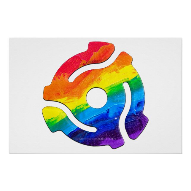 SlipperyJoe's 45-RPM-Plattenadaptervibran Poster (Vorderseite)