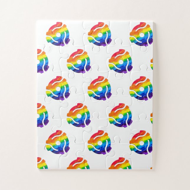 SlipperyJoe's 45-RPM-Plattenadaptervibran Puzzle (Vertikal)