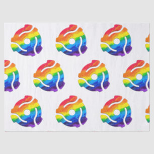 SlipperyJoe's 45-RPM-Plattenadaptervibran Seidenpapier