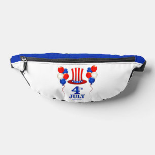 SlipperyJoe's 4. Juli Unabhängigkeitstag klassisch Bauchtasche