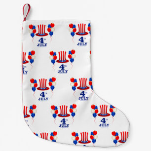 SlipperyJoe's 4. Juli Unabhängigkeitstag klassisch Kleiner Weihnachtsstrumpf