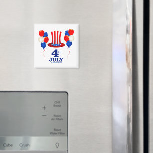 SlipperyJoe's 4. Juli Unabhängigkeitstag klassisch Magnet