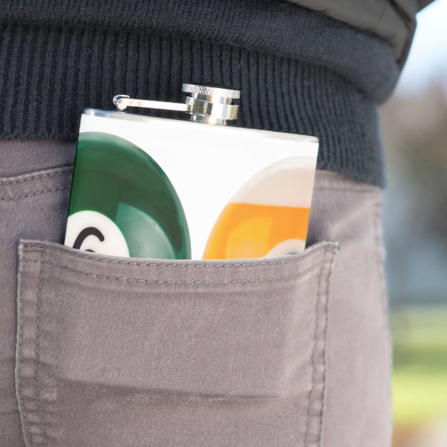 SlipperyJoe's 69 harter Billardtisch Flachmann (Beispiel)