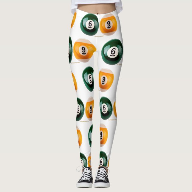 SlipperyJoe's 69 harter Billardtisch Leggings (Vorderseite)