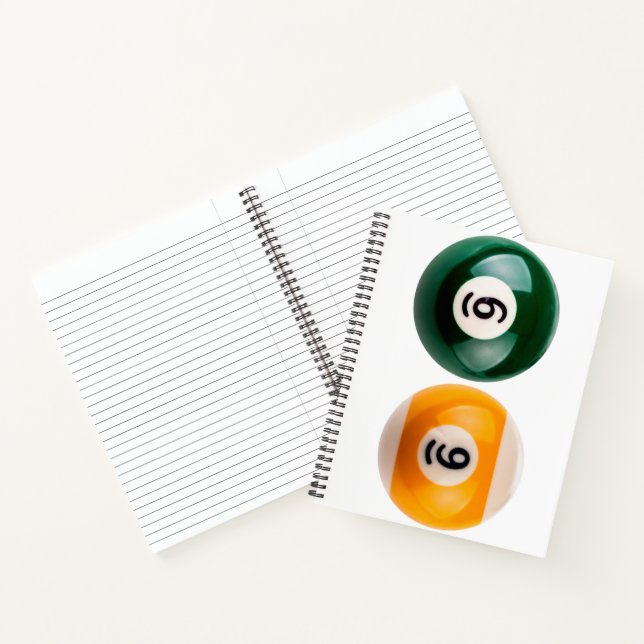 SlipperyJoe's 69 harter Billardtisch Notizbuch (Innenseite)