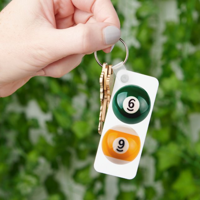 SlipperyJoe's 69 harter Billardtisch Schlüsselanhänger (Hand)