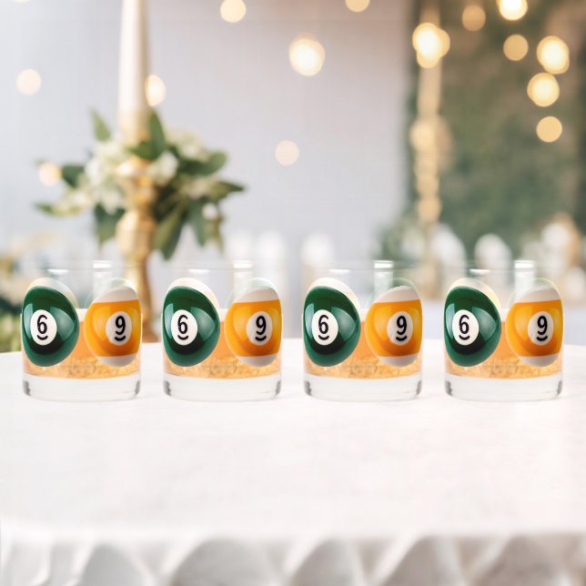 SlipperyJoe's 69 harter Billardtisch Whiskyglas (Insitu (Hochzeit))