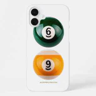 SlipperyJoe's 69 harter Billardtisch zwei Billardk iPhone 16 Plus Hülle