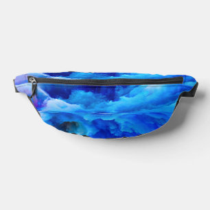 SlipperyJoe's abstraktes Cloud-Kunstwerk, farbenfr Bauchtasche