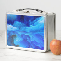SlipperyJoe's abstraktes Cloud-Kunstwerk, farbenfr