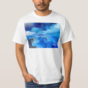 SlipperyJoe's abstraktes Cloud-Kunstwerk, farbenfr T-Shirt