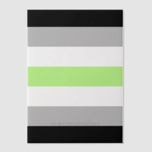 SlipperyJoe's Agender Pride Flag Gay Geschenke LGB