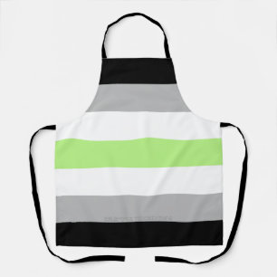 SlipperyJoe's Agender Pride Flag Gay Geschenke LGB Schürze