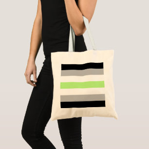 SlipperyJoe's Agender Pride Flag Gay Geschenke LGB Tragetasche