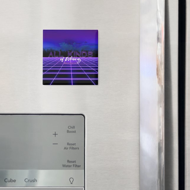 SlipperyJoe's allerlei falsche, fette 3D-Text Retr Magnet (In Situ (Kühlschrank))