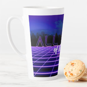 SlipperyJoe's allerlei falsche, fette 3D-Text Retr Milchtasse