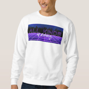 SlipperyJoe's allerlei falsche, fette 3D-Text Retr Sweatshirt