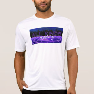 SlipperyJoe's allerlei falsche, fette 3D-Text Retr T-Shirt