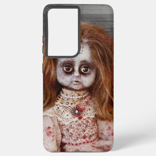 SlipperyJoe's alte Puppe Happy Halloween gruselige Samsung Galaxy Hülle