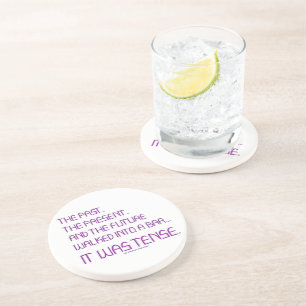 SlipperyJoe's angespanntes Wort über die Zukunft l Getränkeuntersetzer