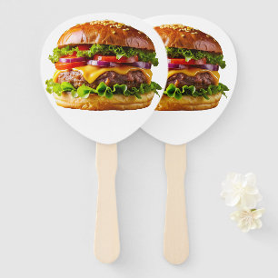 SlipperyJoe's appetitlicher Cheeseburger knusprig Fächer